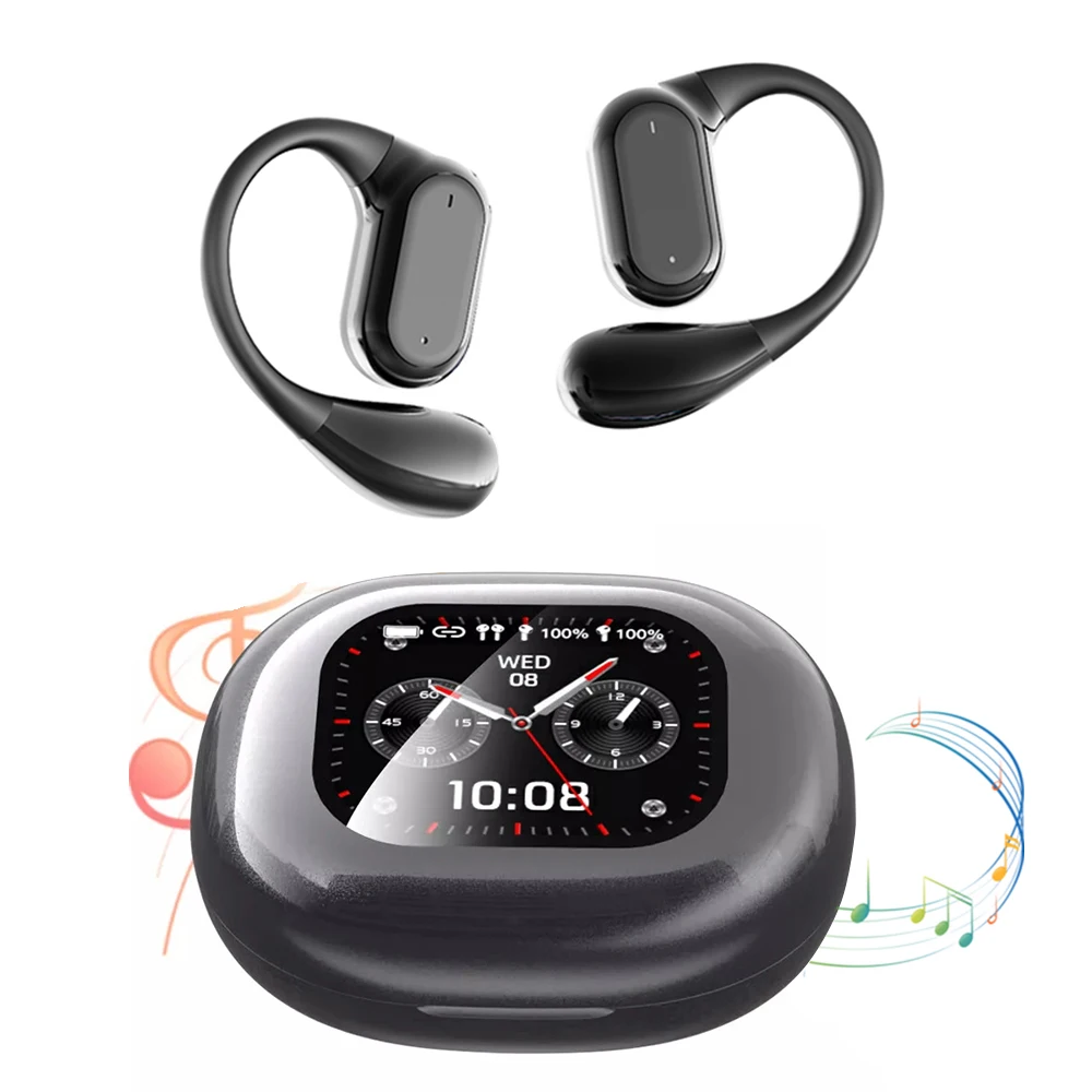 Беспроводные наушники с сенсорным экраном Bluetooth 5 4 Hi-Fi стерео ENC шумоподавлением и