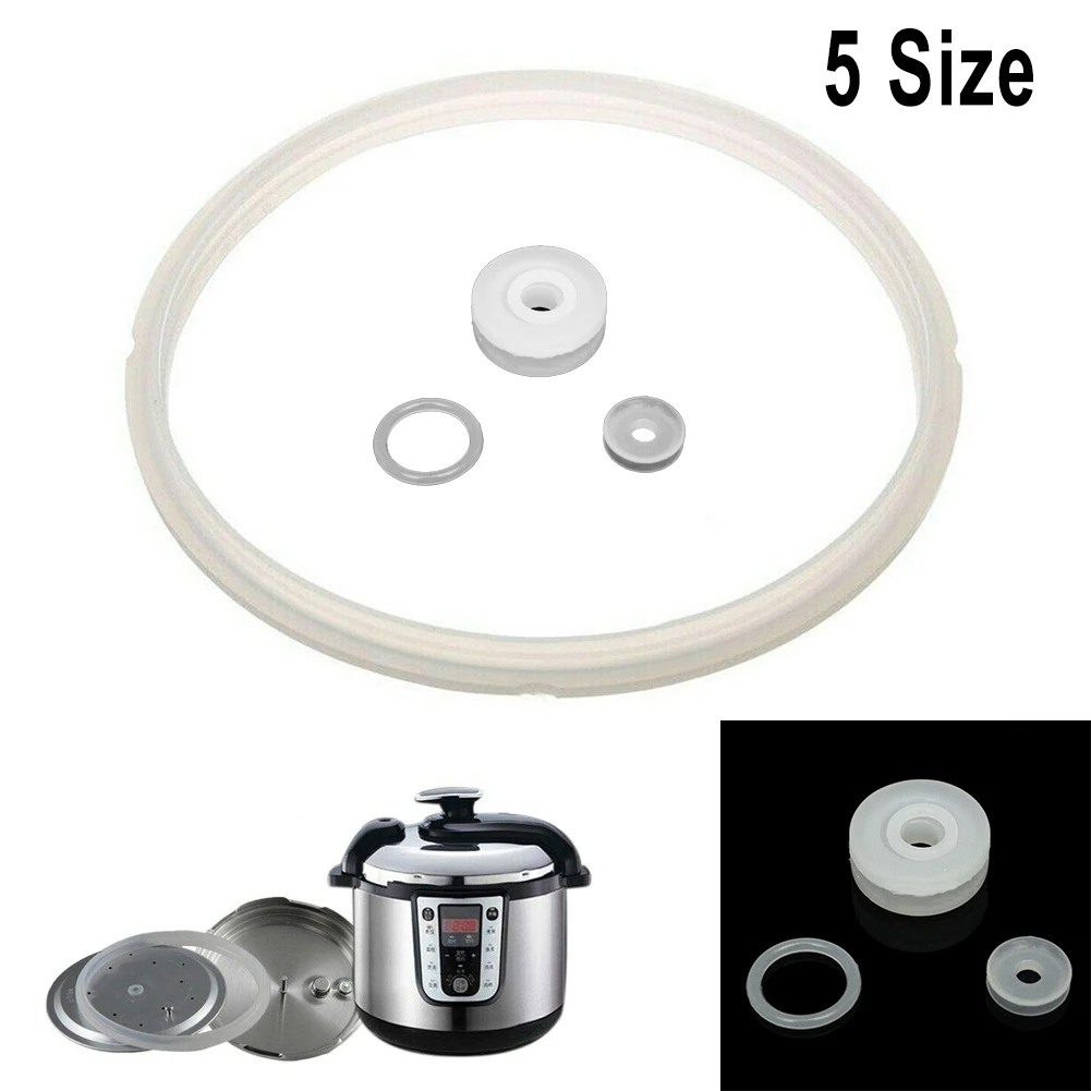 Gasket Sealing Ring For 2.5l,2.8l,3/4l, 5/6l,7/8l Electric Pressure Cooker Seal Rings Parts Kitchen Accessories