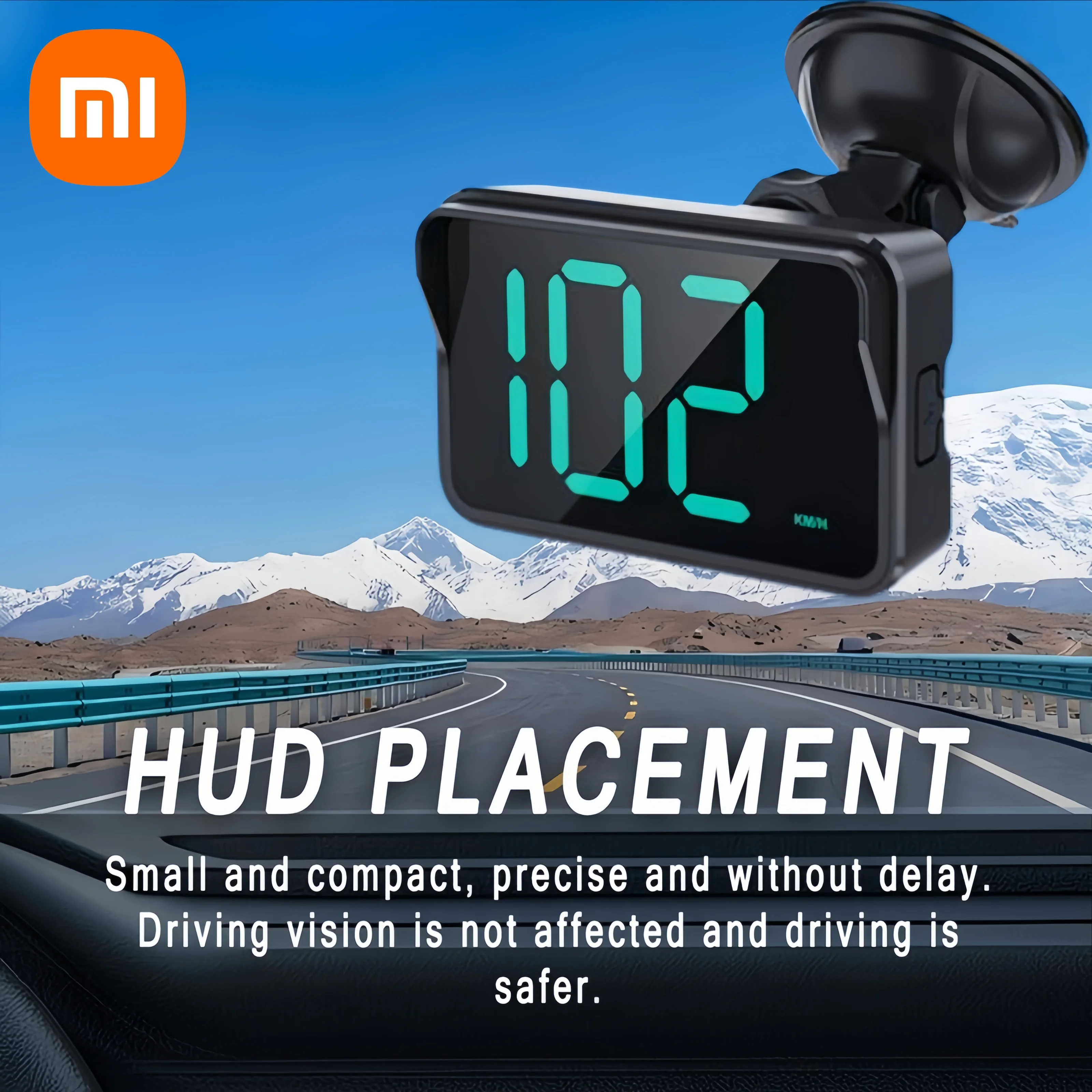 

Xiaomi S9 Автомобильный HUD Универсальный GPS Спидометр Проектор OBD Plug & Play для транспортных средств Цифровая приборная панель AR Навигация Безопасное вождение