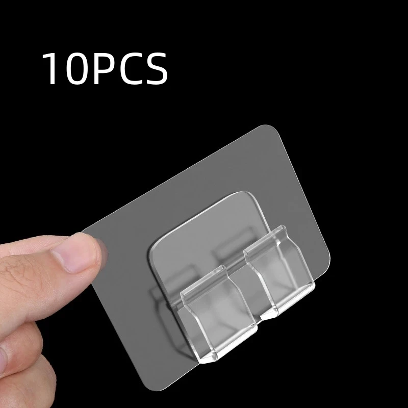 

Прозрачные универсальные крючки CORATED 10 шт.