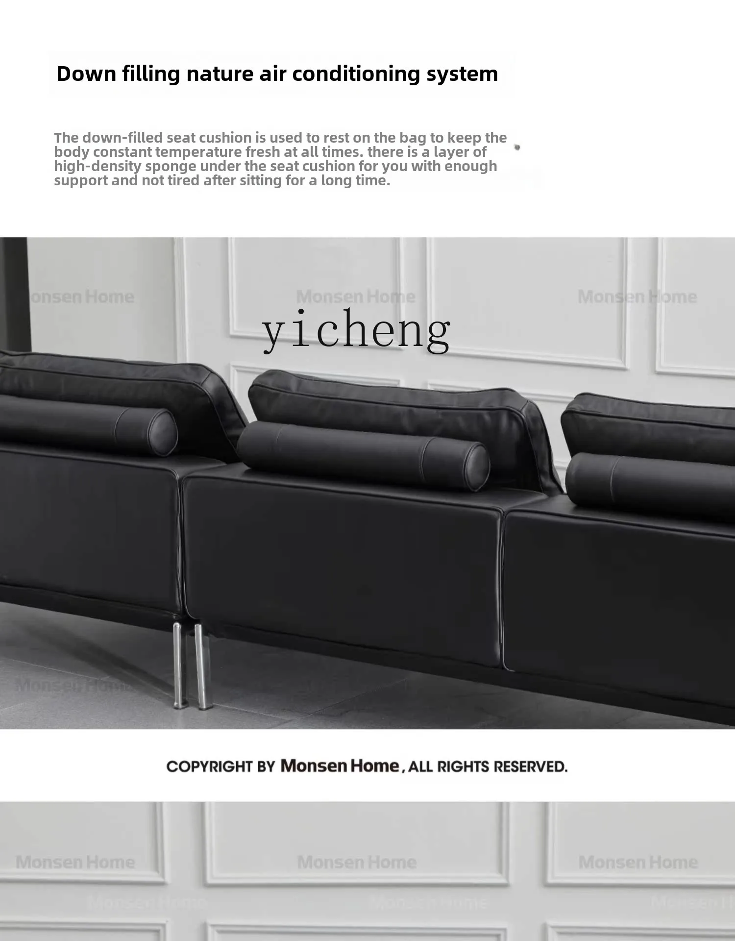 Кожаный новый диван ZL Nordic Современная искусственная кожа роскошная гостиная