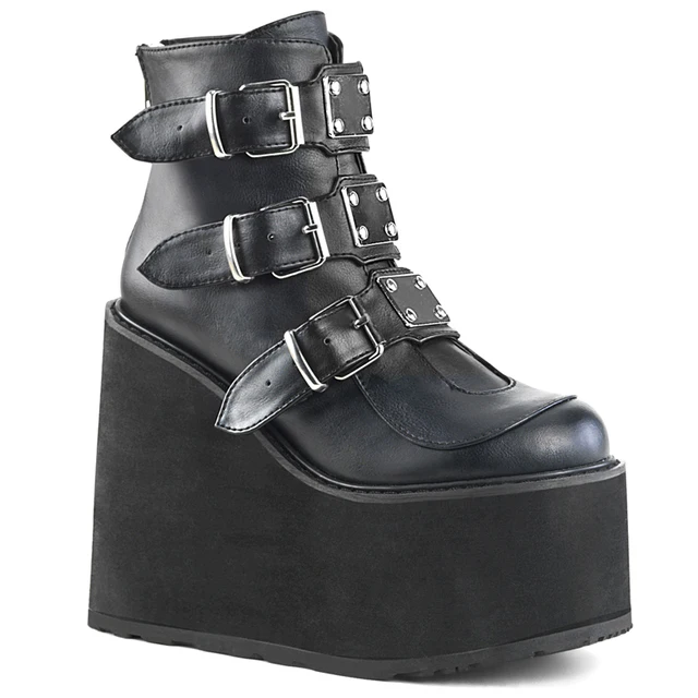 Demonia strap boots Clearance