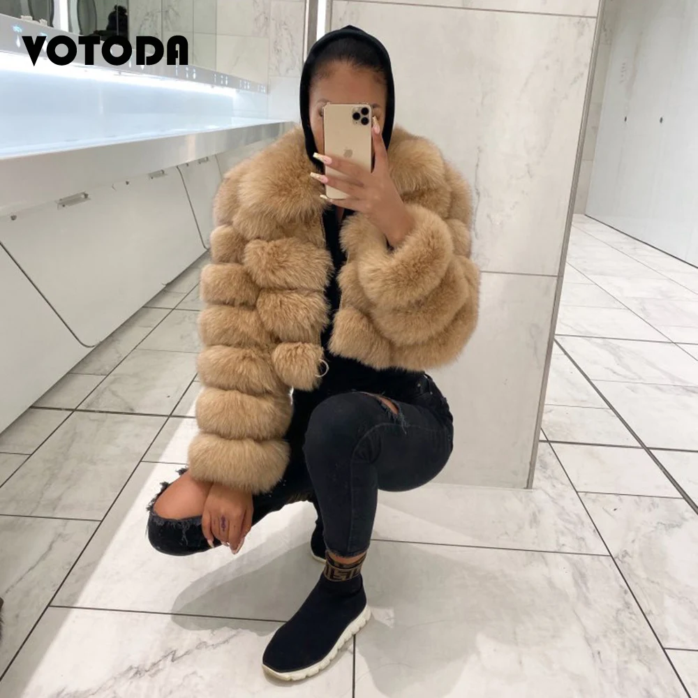 Women Mink Coats Winter Top Fashion Faux Fur Coat Elegant Thick Warm Outerwear Woman Fluffy Furry Fake Fur Jacket Mujer S-4xl