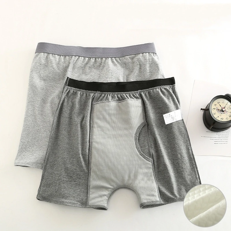 Coordinating Innerwear 1Pc Men Underpants Leakage Prevention Urinary and Stool Prevention Strong Water Absorbent Underwear for Elderly Patients Coordinating Innerwear 1Pc Men Underpants Leakage Prevention Urinary and Stool Prevention Strong Water Absorbent Underwear for Elderly Patients