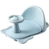 Baby Bath Seat Can Sit, Lie Down, Newborn Non-slip Round Bathtub Seat with Non-Slip Soft Mat Universal Safety Support Bath Chair