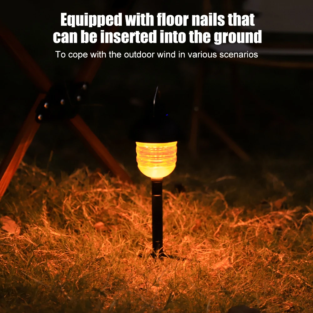 

Портативный походный фонарик, Подвесная лампа в стиле ретро для кемпинга, 2 режима, водонепроницаемый складной светильник для рыбалки, пеше...