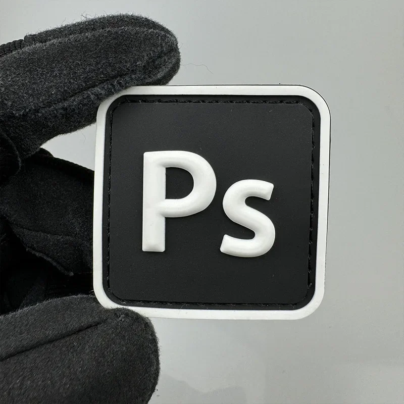 PS AI LR 3D нашивки на липучке из ПВХ для одежды открытом воздухе модный тактический