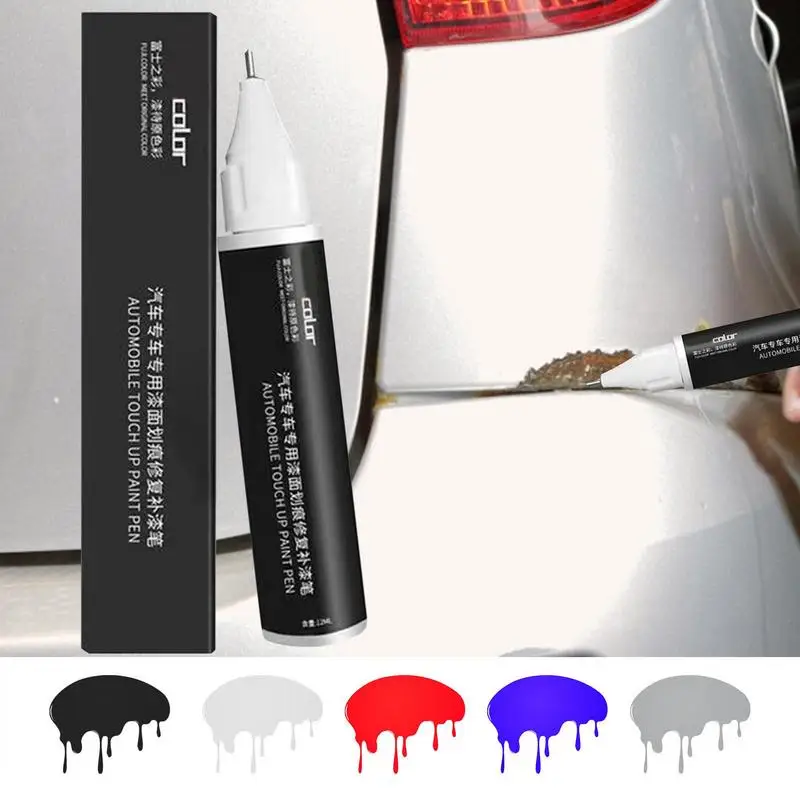 12ml Car Scratch Repair Paint Pen Auto Touch Up Pens For Tesla Model 3 XYS Car Scratch Clear Remover Mending Painting Pen