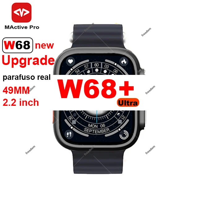

IWO Watch Ultra W68 Plus Ultra Smart Watch Men 49mm Call NFC Heart Rate Payment SOS W68 Ultra Max Smart Watch PK H11 Ultra
