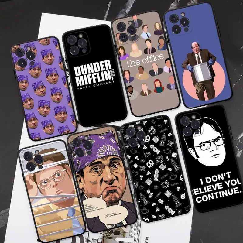

Michael Scott The Office Phone Case For iPhone 8 7 6 6S Plus X SE 2020 XR XS 14 11 12 13 Mini Pro Max Mobile Case