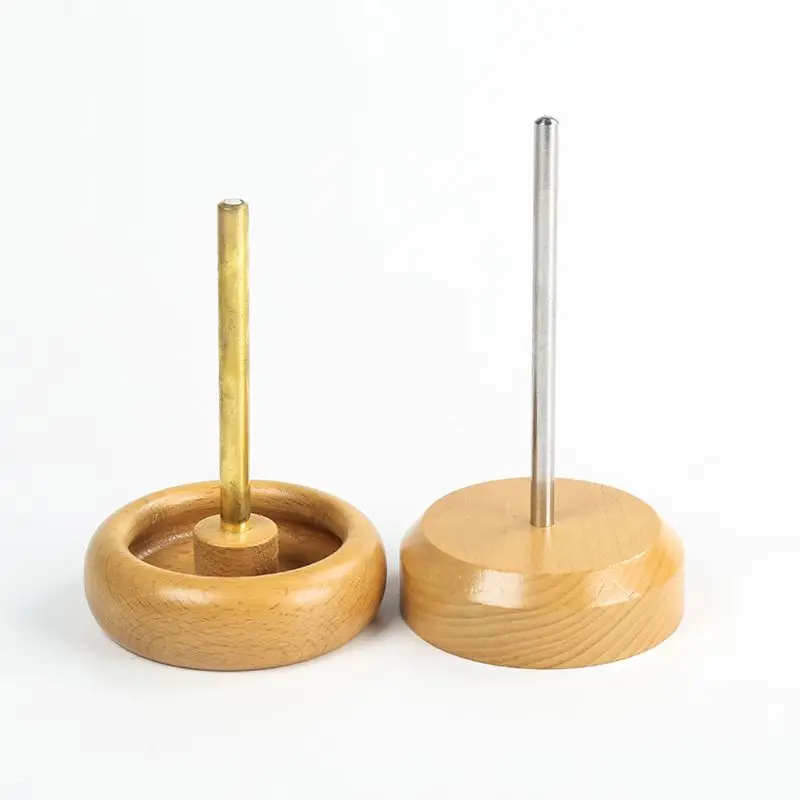 

E0BF Quickly and Efficiently String Seed Beads Wooden Bead Spinner for DIY Jewelry