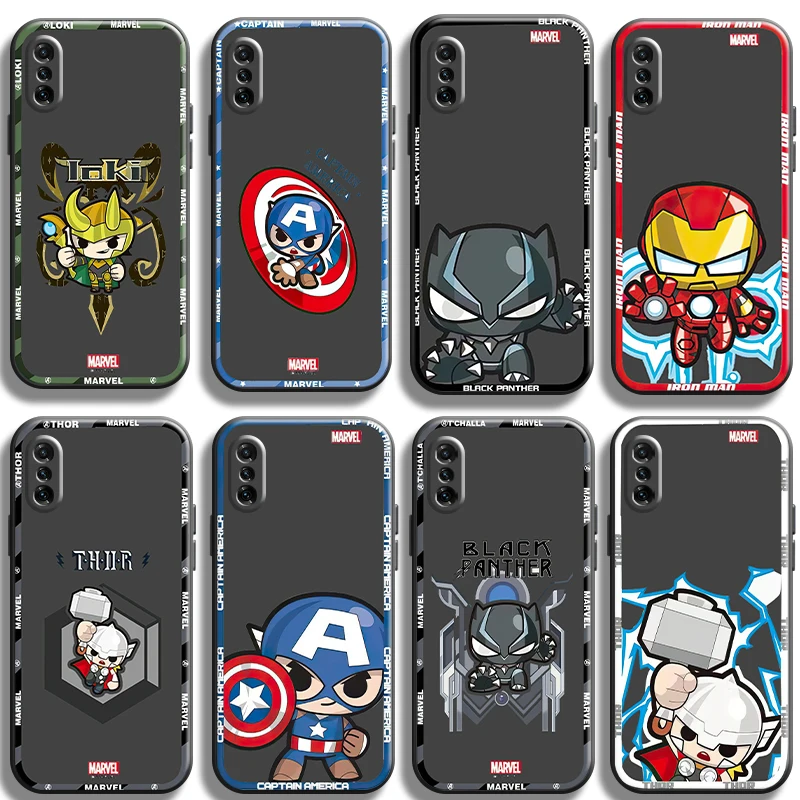 

Marvel Comics Phone Case For Xiaomi 11 Lite Pro Ultra POCO X3 M3 Pro NFC F3 GT Smartphone TPU Funda Original Protective Back