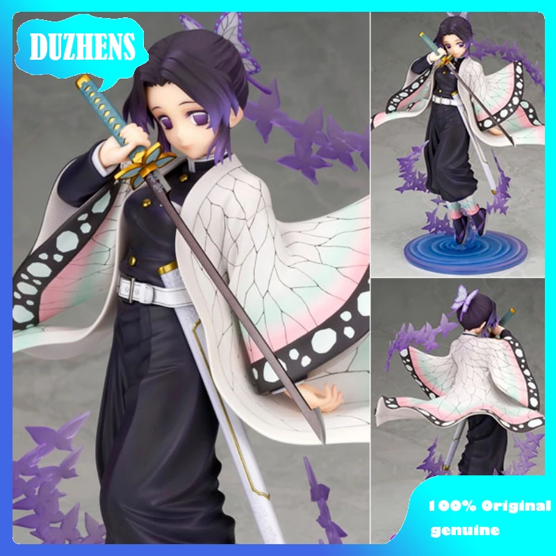 

100% Original:Anime Demon Slayer Kochou Shinobu 1/8 PVC Action Figure Anime Figure Model Toys Figure Collection Doll Gift