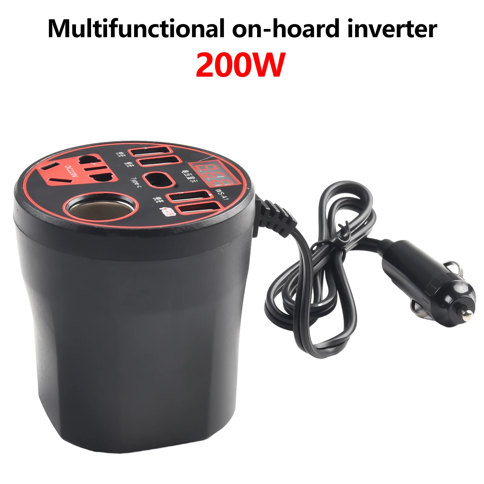 Компьютеры DC V USB-выход Автомобильный инверторный разъем Длина USB-кабеля Входное