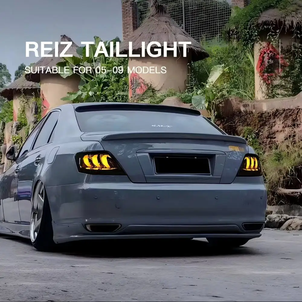 

Задние фары для Toyota Mark X/Reiz 2004 2005 2006 2007 2008 2009 DRL, анимационная сборка