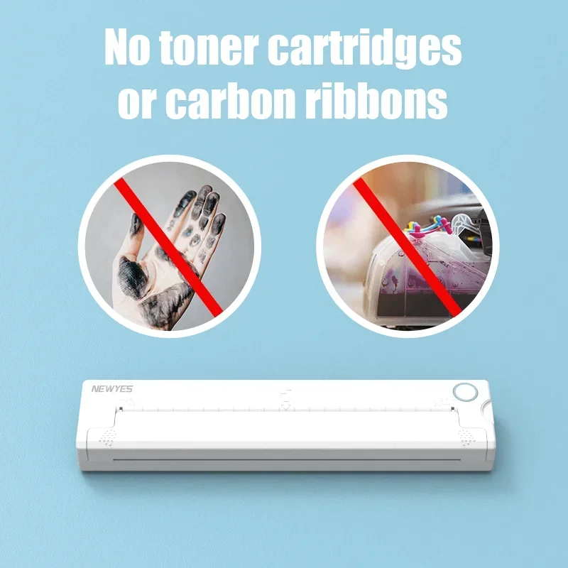 NEWYES бизнес беспроводной принтер для документов Inkless мини A4 портативный