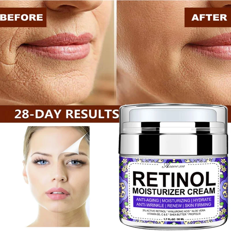 

Retinol Moisturizer Face Cream Repairing Moisturizing Nourishing Cream Brightening Skin Facial Cream Face Skin Care 50g