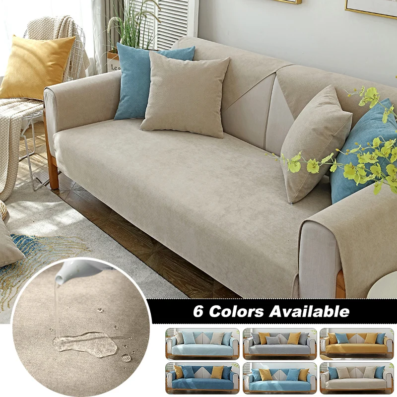 

Waterproof Sofa Cover Non-slip Corner Sofas Mat For Living Room Washable Chair Slipcover Pet Kid Mats Multiple Sizes Home Decor