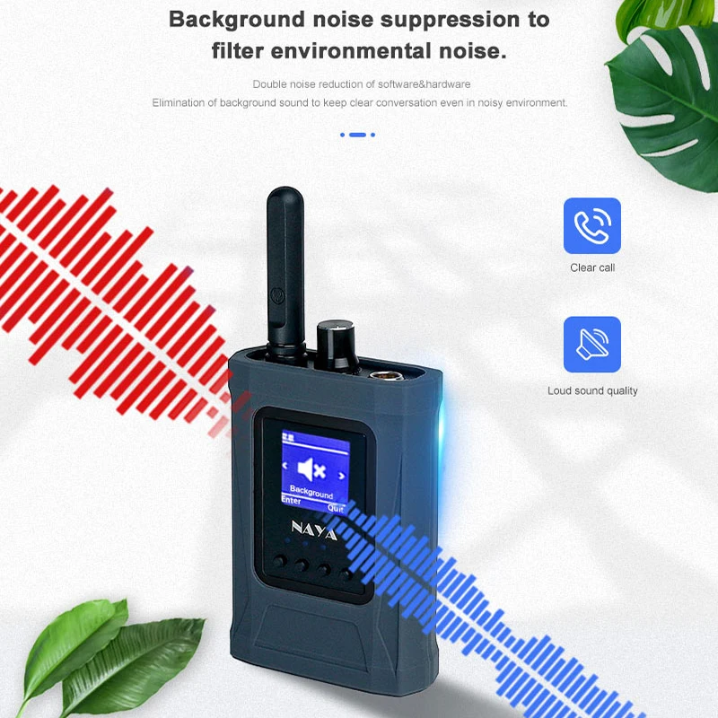 Беспроводная полнодуплексная система связи NAYA BS350 групповая Настройка Walktalk -