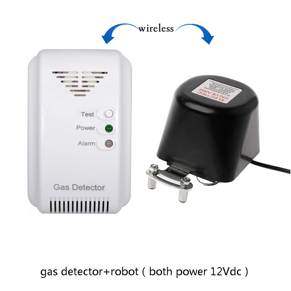 12 В постоянного тока NC/NO релейный выходный провод датчик горючего газа 90-240 В переменного тока кухонная безопасность уголь природный газ сжиженный нефтяной газ сигнализация детектор CH4