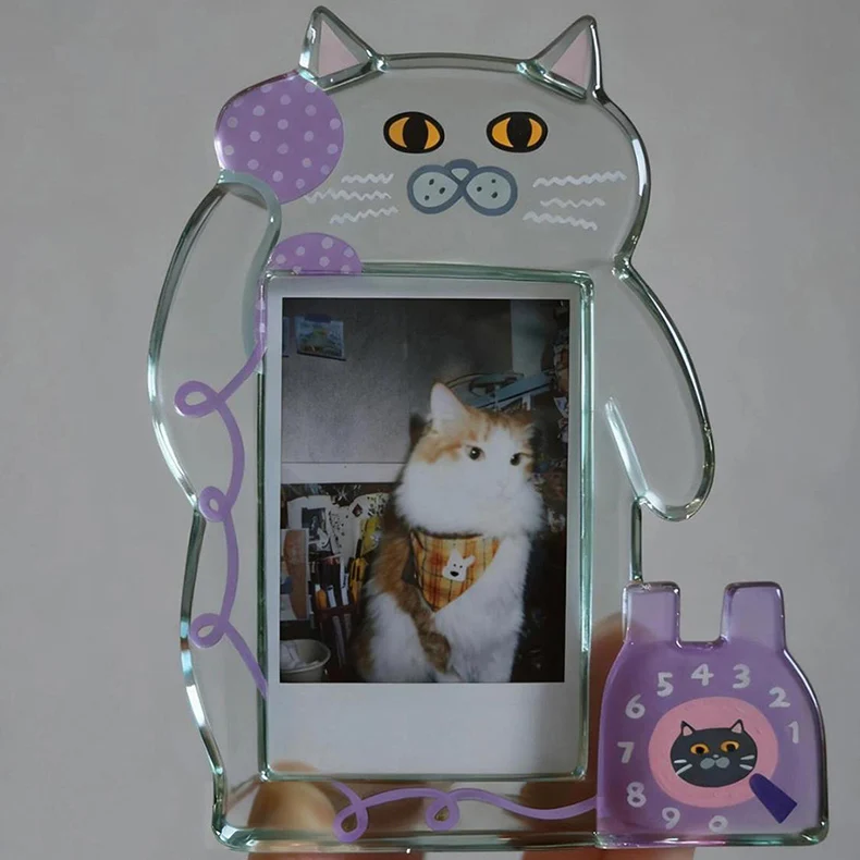 

Фоторамка Fei Sifan 3 дюйма акриловая форма кошки