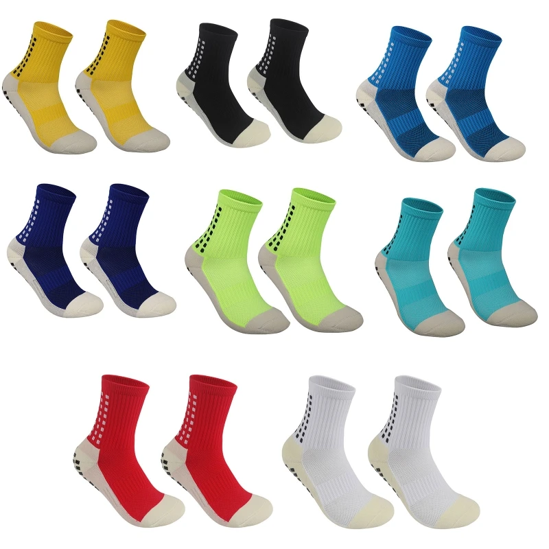 

Anti Slip Stockings Men Sports Socks Soccer Football Socks Breathable Training Adult Middle Tube Football Sports Drop Shipping
