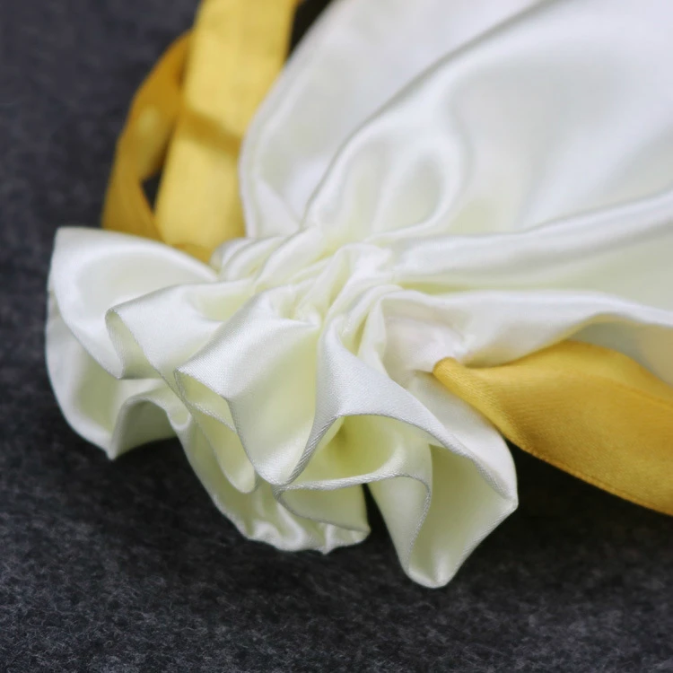 Атласная блестящая упаковка Шелковый мешок на шнурке для ювелирных изделий