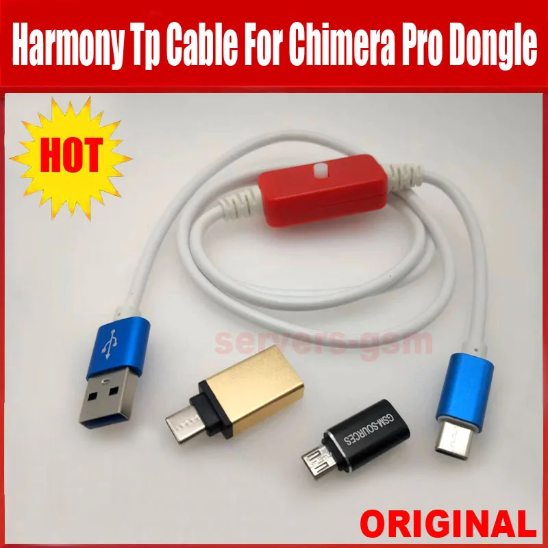 Новинка 2022 кабель для Harmony ТП + Micro USB Type-C и HW COM1.0 адаптер ключа Chimera Pro |