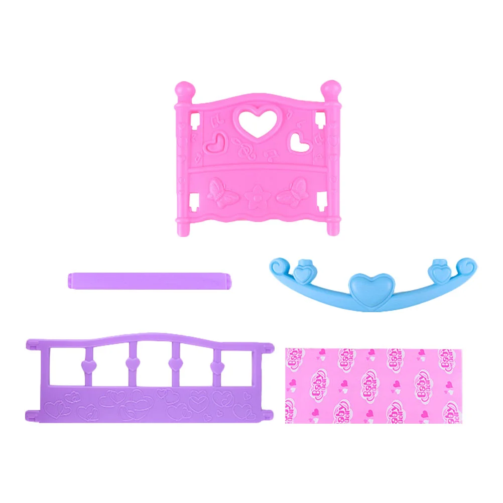 

Cradle Doll Furniture Dollhouse Miniature Bed Play Diy Decor Landscape Scene Mini Accessories House Kids Rocking Baby Ornaments