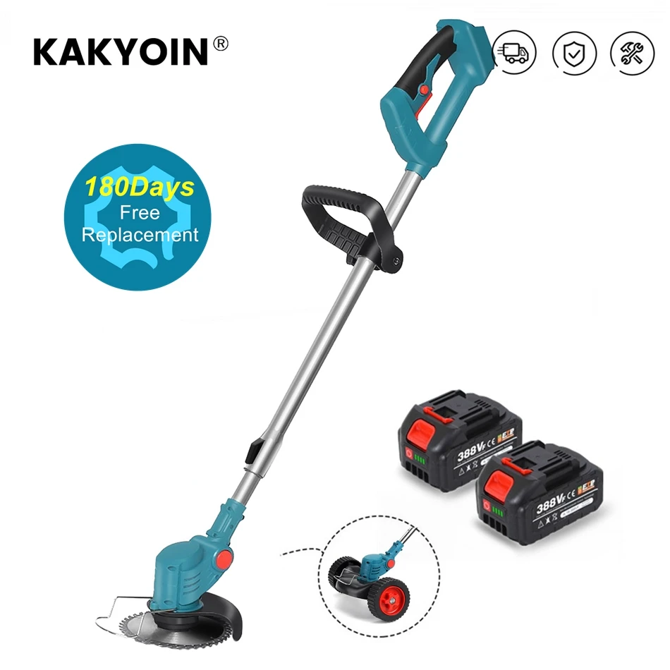 1800W Electric Grass Trimmer Cordless Lawn Mower Hedge Trimm