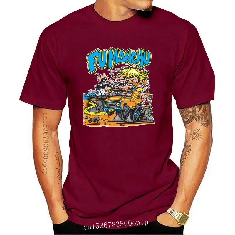 

Man Clothing New Fu Manchu Logo Poster Usa Size T-Shirt S M L Xl 2Xl Xxxl Zm1 Diy Prited Tee Shirt
