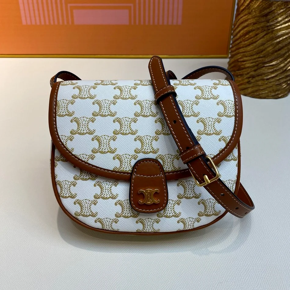 

Saddle Bag Designer Shoulder Bag New Mini Crossbody Women's Bag Fashion Cattle Leather Bag