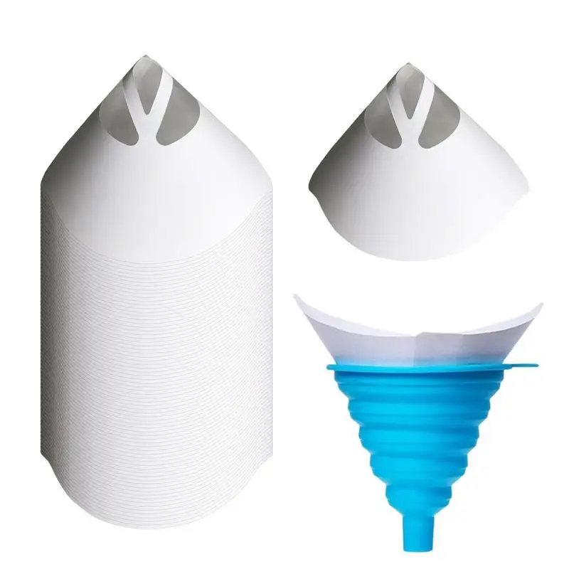 

Auto Paint Filter Strainer 230 PCS Strainer Filter Tips Funnel Fine Mesh Paint Filter Replacement For Art Painting Automotive