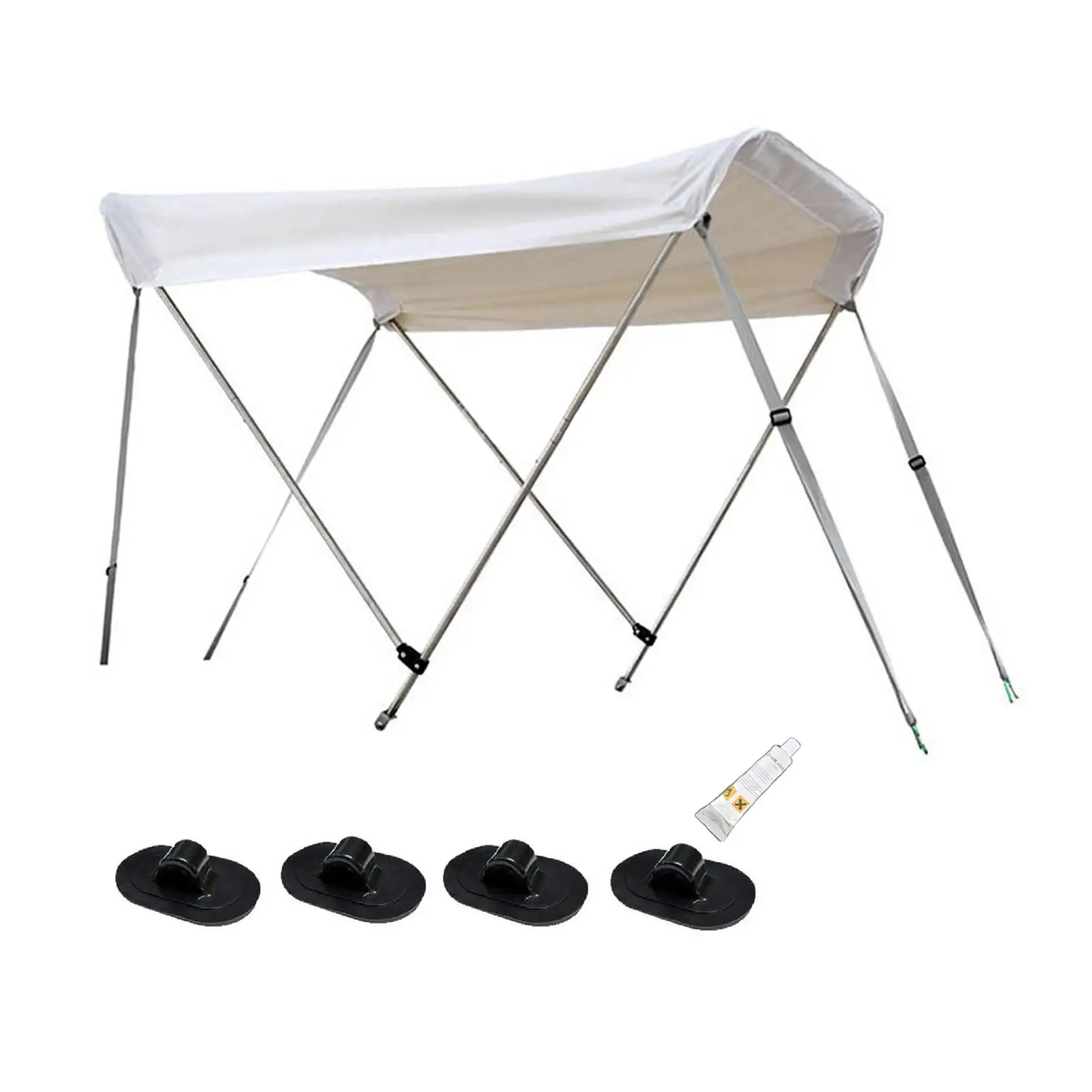 

Bimini Tops for Boats Shelter Wind Awning Universal Collapsible Sunshade Heavy Duty Boot Cover for Marine Sailboat