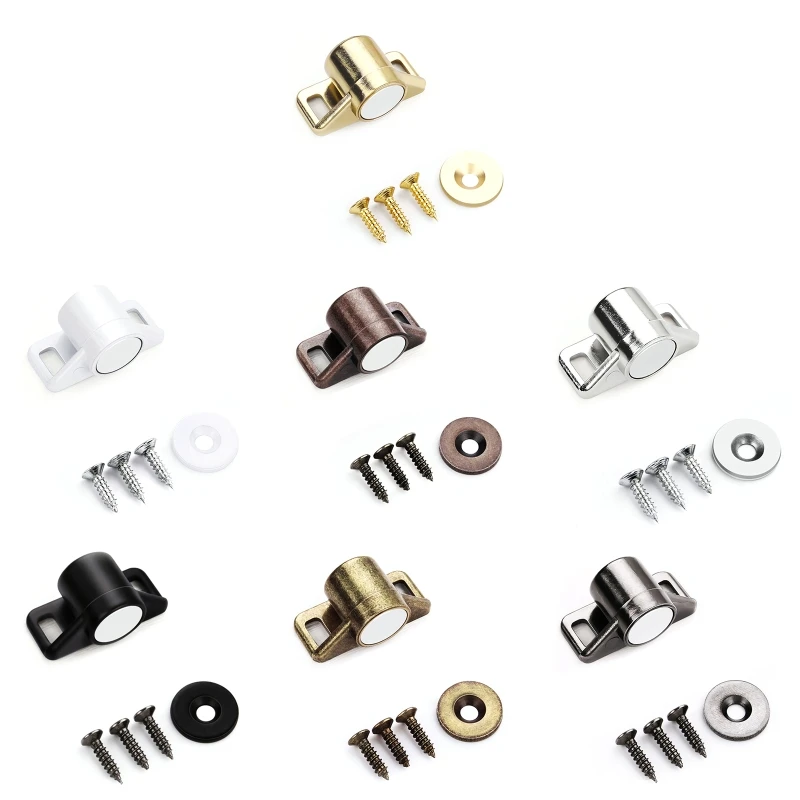 

Magnetic Door Closer Cabinet Door Magnetic Catch for Drawer Cabinet Magnetic Closer for Kitchen Closet Door Closing