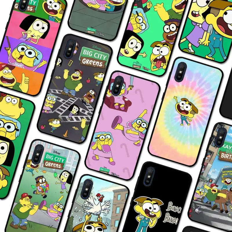 

Disney Big City Greens Phone Case for Redmi 5 6 7 8 9 A 5plus K20 4X 6 cover