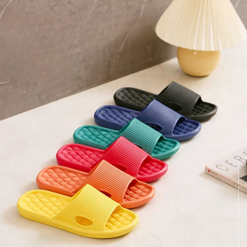 Шлепанцы унисекс мягкие однотонные Нескользящие домашние тапочки для мужчин и