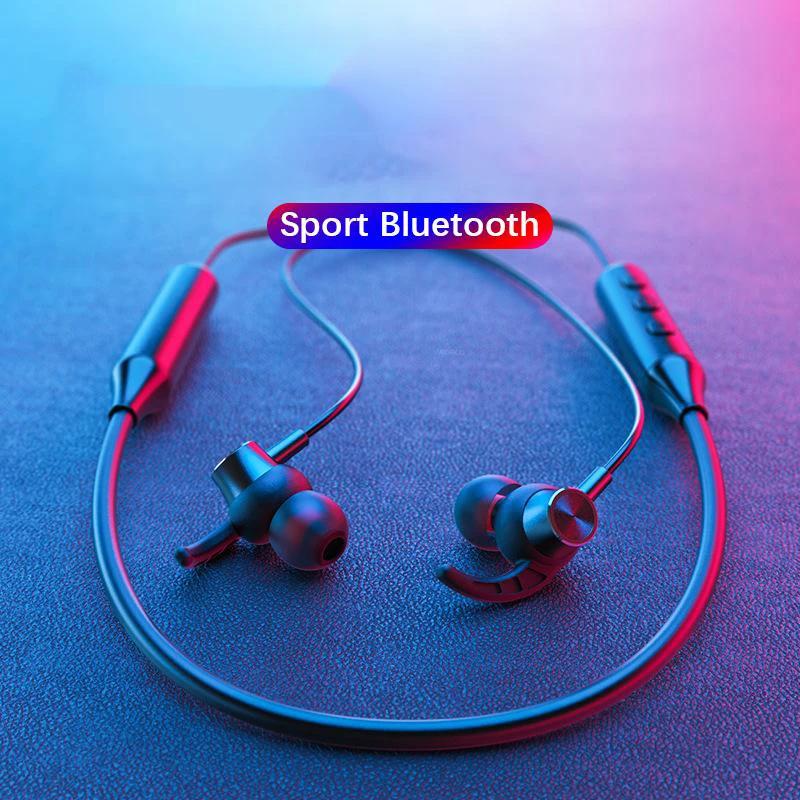 

Беспроводные Bluetooth-наушники, магнитная спортивная Гарнитура для бега, IPX5 водонепроницаемые спортивные наушники-вкладыши, наушники с шумопо...