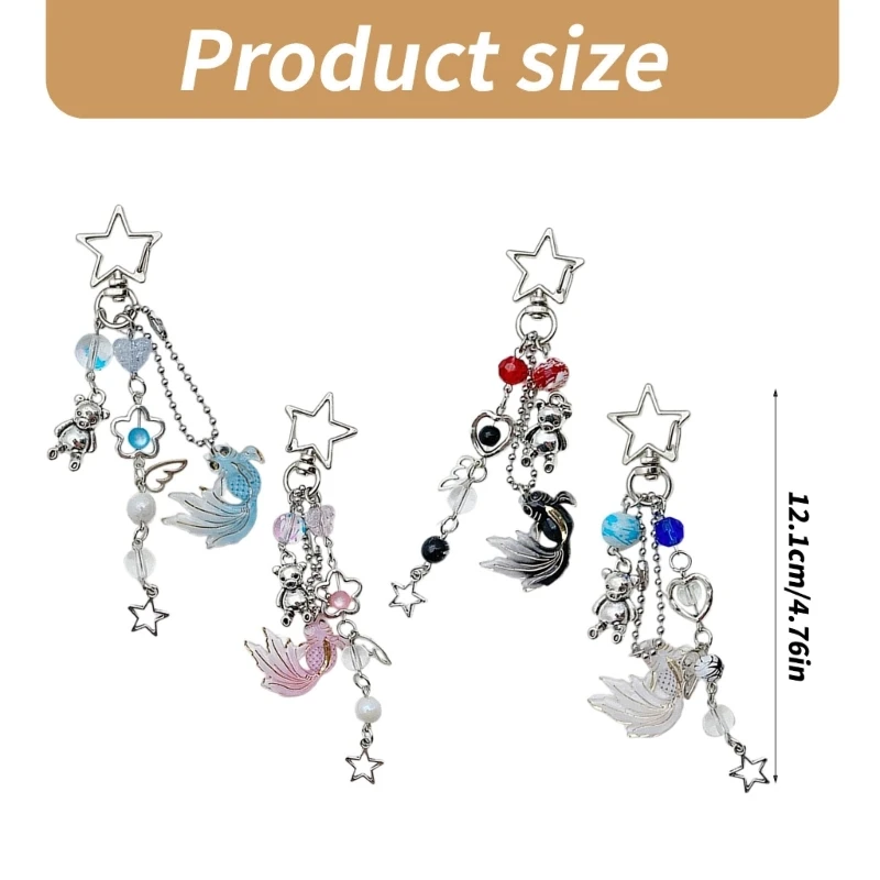 Стильная полая звезда и медуза подвеска на цепочку для телефона прочный кулон