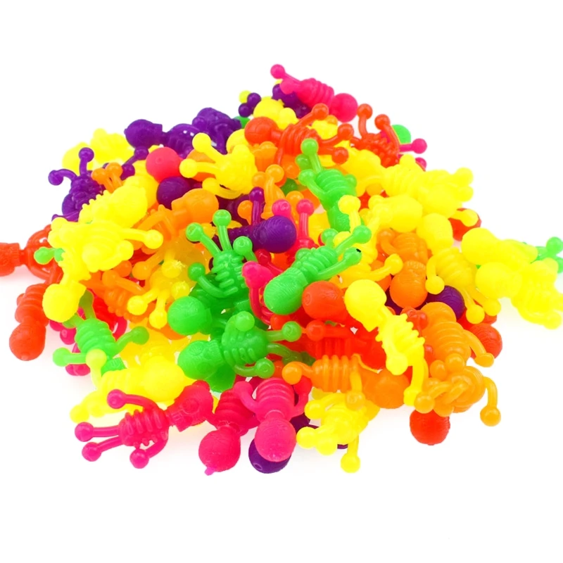 C9GB 1.5’’ Stretchy Skeleton Sensory Fidget Pressure Relief TPR Toy Zombie Figure Doll for Kid Adult ADD Autism Therapy 10pcs |