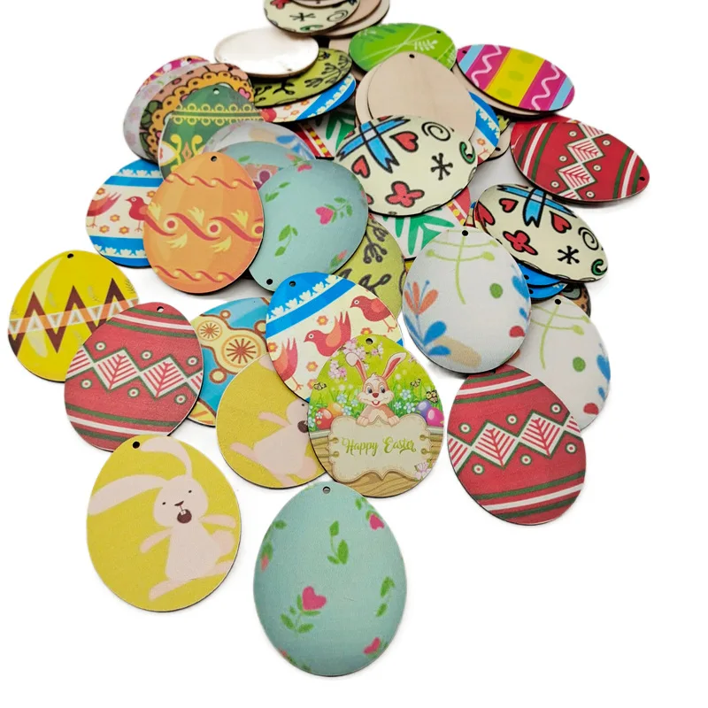 

5/10/20/30 шт., деревянные подвески в виде кролика