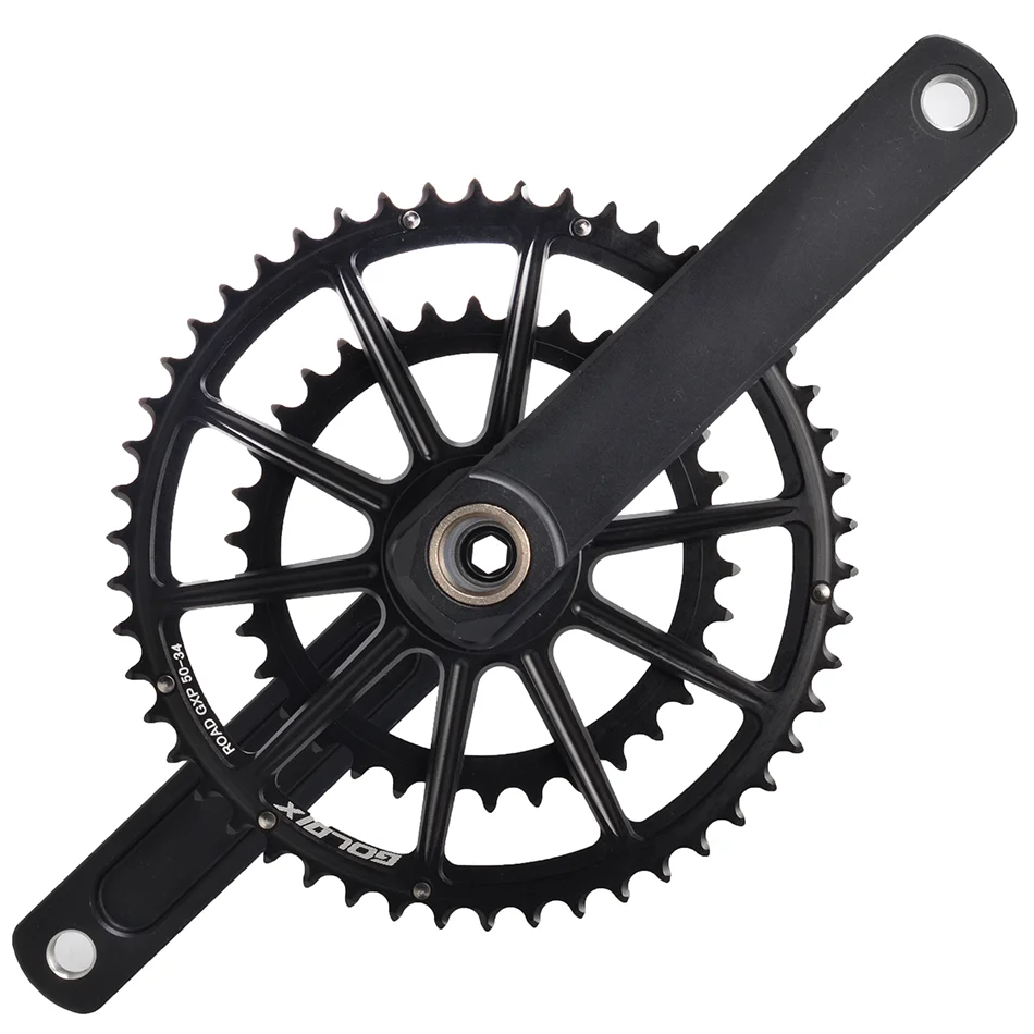 GOLDIX Road Crank 50-34T/53-39/T SRAM GXP Road Folding Bicycle SHIMANOR7000/R8000/5800/6800 Wide and Narrow Sprocket Crankset
