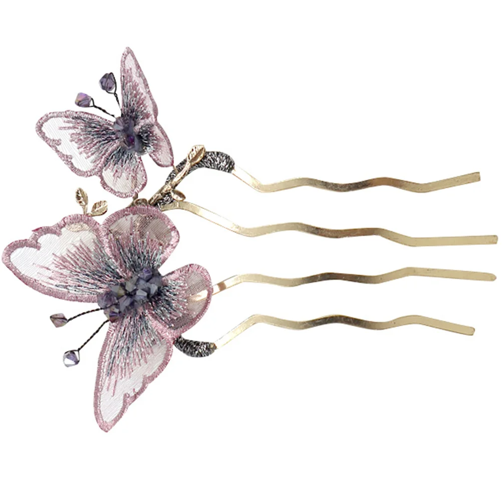 

Delicate Updo Hair Clip Accessories Butterflies Hair Comb Bridal Hair Accessories Wedding Hair Accessories