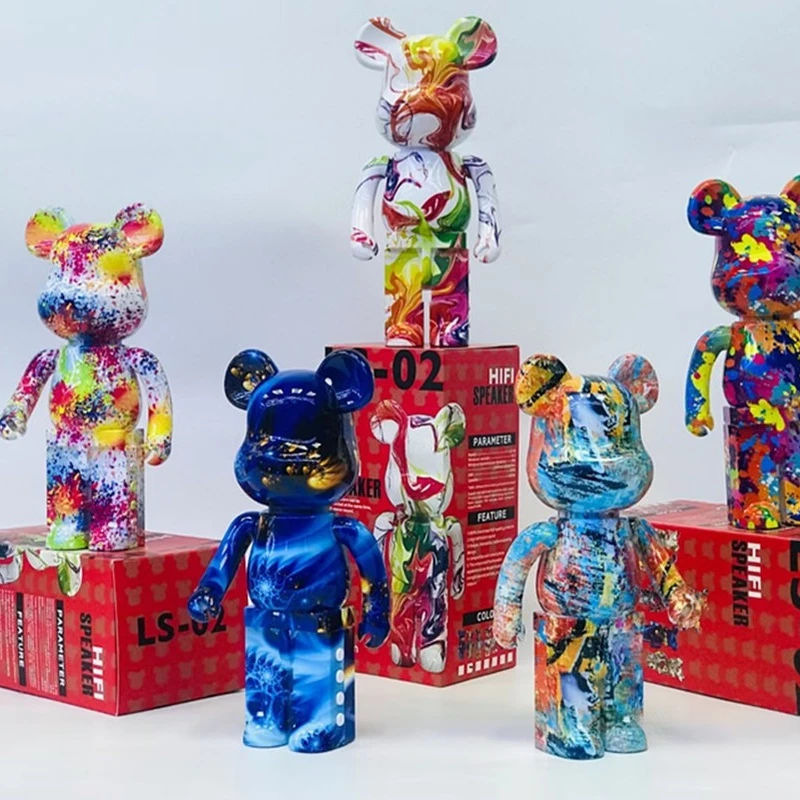 Новинка мини-колонка с рисунком граффити Bluetooth творческий мультяшный орнамент