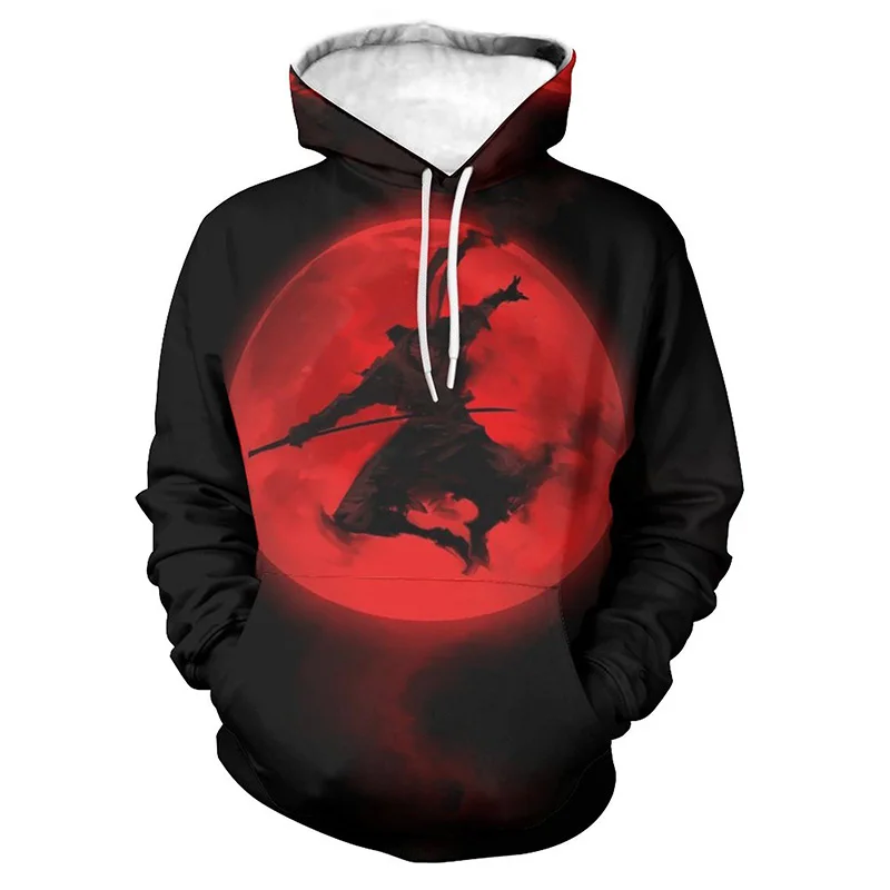 

Новинка 2022, японские толстовки с 3D принтом Ronin Samurai для мужчин и женщин, детские толстовки с капюшоном в стиле Харадзюку, крутые свитера, модн...
