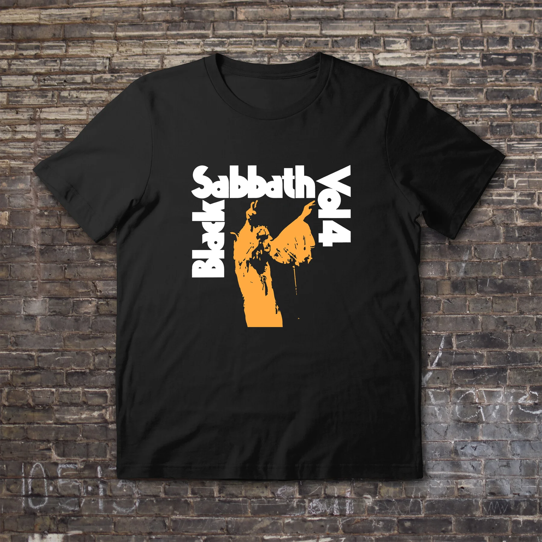 

Amazing Tees Male T Shirt Oversized Essential Black Sabbaths Vol 4 Ozzy Osbourne T-shirt Men T-shirts Graphic Short Sleeve S-3XL