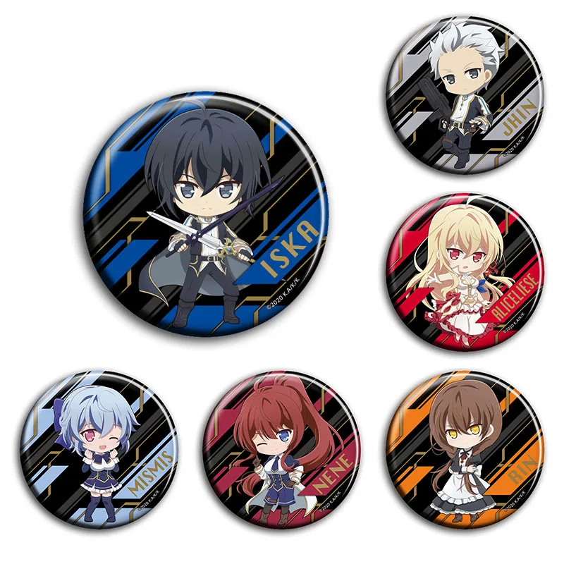 

6pcs/1lot Our Last Crusade or the Rise of a New World Figure 927 Metal Badges Round Brooch Pin Badge Bedge Gifts Kids Toy