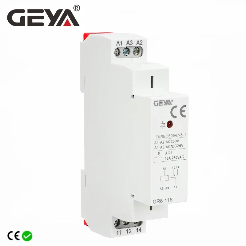 GEYA GR8 Промежуточное реле 8A 16A