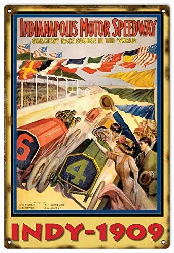 Lplpol индийский мотор Speedway 1909 репродукция винтажный внешний вид Репродукция
