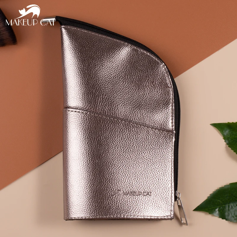 Мягкий полиуретановый чехол для кистей макияжа сумка хранения портативный